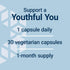 Life Extension Essential Youth L-Ergothioneine 30 Vegetarian Capsules for Longevity & Healthy Aging, Gluten-Free,