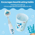 Lily's Home Kids Flashing Timer Toothbrush | Soft Bristles, Light-Up Brushing for Children - Shark Design