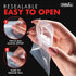 Clear Plastic Zip Bags with Zipper Seal by DiRose, Resealable, Strong, Thick, Sturdy, 5x8, 100 Pack for Organizing,
