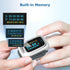 Vibeat Bluetooth Fingertip Pulse Oximeter, Blood Oxygen Saturation Monitor with Finger O2 Meter, Batteries, Lanyard