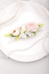 Kercisbeauty Floral Bridal Boho White Hair Comb, Spring Wedding Hair Piece, Barrette for Prom and Festivals