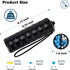 Weekly Metal Pill Organizer - XHT Portable Waterproof Travel Pill Box 7 Day, Heavy Duty Twice Daily Pill Case