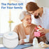 Ultrasonic Retainer Cleaner Machine, 45kHz Deep Cleaning for Dentures, Aligners, Mouth Guards, 200ML Portable