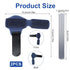 Ryetvok 2pcs Hammer Hammer 4.09In3.74In Toe Straightener, Blue Corrector for Women & Men, U-Shaped Aluminum Broken Toe