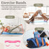 Pink,3 Halloscume Toe Stretch Bands for Bunions Correction Toe Spacers Separators Foot Stretcher Resistance Bands