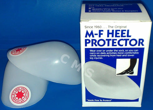 Athletic Plastic Heel Protector Cups - Heat Moldable Regular W7.5+/M6+ Box Pair