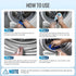 Home Cleaner Gel, Effective for Washing Machine, Refrigerator Strips, Grout Cleaner for Shower, Kitchen Sinks (20 fl oz)