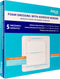 Areza Medical Foam Wound Dressing, Sterile Polyurethane, 6.5" x 6.5" (16.5 cm x 16.5 cm), Adhesive Border, 5 PCS
