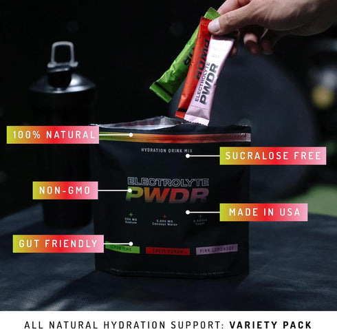 Packets 5,000mg 15ct Electrolytes | All Natural Electrolyte | Zero Added Sugar | Coconut Water for Fast Hydration |