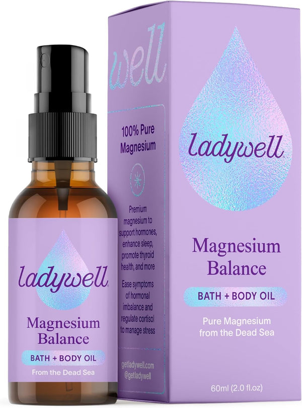 Ladywell Topical Magnesium Oil Spray | Mood, Cycle & Stress Support |