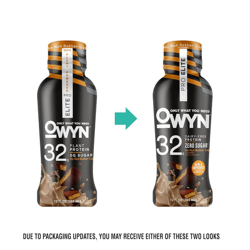 Pack, 32g 0g 12 Count OWYN Only What You Need Pro Elite Protein Shake Variety Protein, Sugar, High Protein, Dairy Free