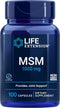 Life Extension MSM 1000 mg - Methylsulfonylmethane for Healthy Joints & Muscle Relief, Antioxidant Support, 100 Capsules