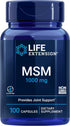 Life Extension MSM 1000 mg - Methylsulfonylmethane for Healthy Joints & Muscle Relief, Antioxidant Support, 100 Capsules