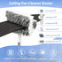 SOKINCLR 80'' Ceiling Fan Cleaner Duster with Extendable Long Handle Pole - Microfiber Chenille Pads for Blades