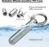 Extended Small Pill Case Necklace, Titanium Mini Pill Container with Chain, Waterproof Holder for Emergency Aspirin
