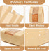 Holihome 30 Pack Cookie(13.7x8.2x3.5 inch) Paper Bread Bags for Homemade Bread Sourdough Bread Bags Large Bread Storage