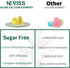 Algae Calcium Gummies 600mg with Vitamin D3, C, Magnesium, Boron, Manganese, Plant-Based Calcium Supplement, 60 Counts