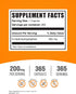 BulkSupplements.com 5-HTP Capsules, 200mg 5-Hydroxytryptophan Supplement, Gluten Free, 365 Capsules per Pack
