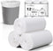 Charmount Small Trash Bags 1.2 Gallon, 102 Count Garbage Bags, Bathroom Trash Can Liners, Fit 4.5-5 Liter Clear