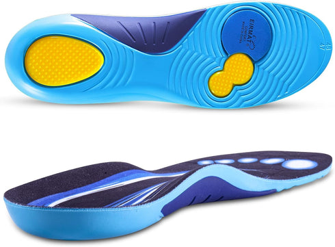 Plantar Fasciitis Insoles, Arch Support Inserts for Women and Men, Relief for Flat Feet, High Arch and Foot Pain,
