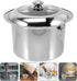 Portable Stainless Steel Spittoon Urinal - Easy to Clean Bedside Potty