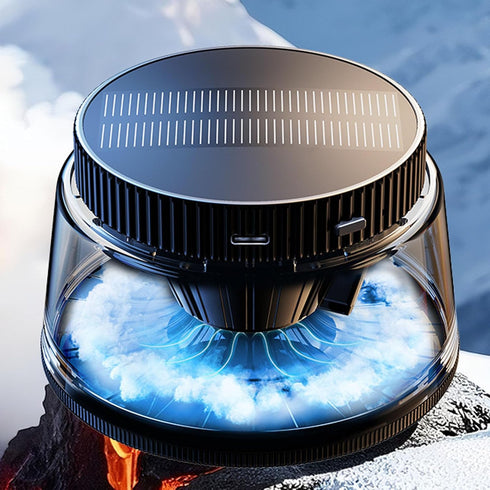 LAISANIM 3 3 (3pcs Solar Aromatherapy Diffuser for Car & Home, Rechargeable Essential Oil Diffuser with Adjustable