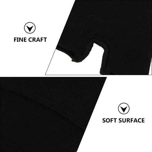Copper Compression Gloves - 1 Pair Hand Support Mittens for Women Men Carpal Tunnel, Wrist and Thumb Support, Black XL