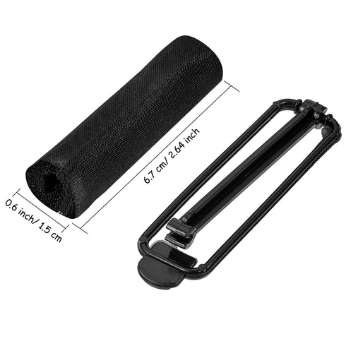 WILLBOND 40 Pieces Satin Hair Rollers - Sponge Curlers for Soft Waves, Flexible Styling for Black Hair