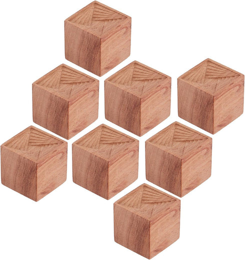 PinzqTrading 8 Pcs Rosewood Essential Oil Diffuser, Wood Aromatherapy Diffuser for Car Bedroom Office, Natural Wood