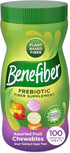 Benefiber Chewable Prebiotic Fiber Supplement Tablets - Assorted Fruit Flavors | 100 Count