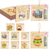 tmlfep 8Pcs Easter Money Holders for Cash Gift, Easter Wooden Money Holders Card