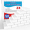 SmilinFit Magic Sponge Erasers, 50 Pack 2X Density Stronger Melamine Sponge Foam Pads,