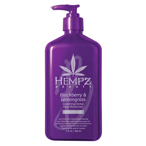 HEMPZ Body Lotion - Blackberry & Lemongrass Daily Moisturizing Cream, Shea Butter Hand and Body Moisturizer (17 oz.)