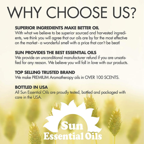 Sun Essential Oils Lavender Essential Oil, 8 oz