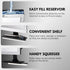 ToiletTree Products Fogless Shower Mirror with Squeegee, Adjustable Anti-Fog Bathroom Mirror
