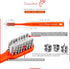 Orthodontic Toothbrush for Braces - V Trim Cutting USA Bristles, Standard Size, 1 Pack (Shark Ortho Spiral)