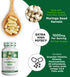 Organic Veda Moringa Seed Capsules - 1000mg Natural Moringa Seed Powder, Nutrients, Antioxidants, 120 Count