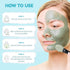 Turmeric Vitamin C Clay Face Mask - Dead Sea Mud Mask, Facial Skin Care Sets for Women & Men, 2.5 OZ each