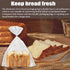 PEOKPIPLE 200 Pack Bakeries11"x4"x18" Reusable Bread Bags for Homemade Bread & Sandwich Bread Clear Plastic Storage