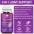 Glucosamine Chondroitin Gummies, Joint Support Supplement with MSM & Elderberry, 60 Gummies (2 Pack)