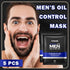 5 Pcs Mens Facial Sheet Mask,Hydrating Face Masks Skincare Gift Set for Men,Moisturizing Soothing Facial Masks,Easy to Use & Nourishing Face Mask Skin Care Set