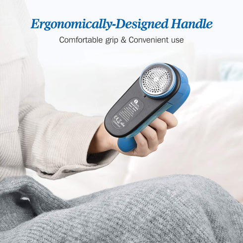 BEAUTURAL Fabric Shaver and Lint Remover, Sweater Defuzzer with 2-Speeds, Battery Operated