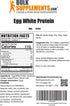 BulkSupplements.com Egg White Protein Powder - Lactose Free & Dairy Free, 30g per Serving, 100g (3.5 oz) (Pack of 1)