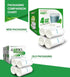 FORID Small Clear Trash Bags, 4 Gallon, 220 Count, Strong Unscented Wastebasket Bin Liners for Bathroom Office