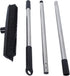 Multifunction Telescopic Floor Carpet Broom - Carpet Hair Removal Tool for Pet Hair Dust Removal (Black)