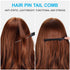 Topsy Tail Hair Tool Set, 400pcs Hair Rubber Bands, 200pcs Clear & Black Elastics, 2 Hair Loop Tools, 1 Rat Tail Comb