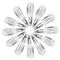 Hotop 50 Pack Hair Clips Snap Barrettes for Kids, Girls and Women, 50 mm (Silver)
