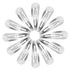 Hotop 50 Pack Hair Clips Snap Barrettes for Kids, Girls and Women, 50 mm (Silver)