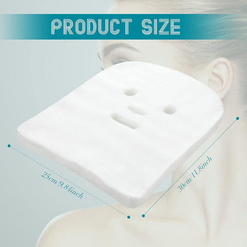 Maitys 150 Pieces Pre-cut Gauze Facial Cotton Beauty Gauze Skin Care Face for Facial Spa,High frequency