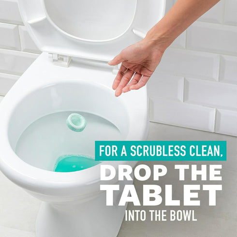 Scotch-Brite Scrub & Drop Toilet Cleaning System Refills, Dissolvable Toilet Bowl Cleaner Pad Tablets (6 Refills)